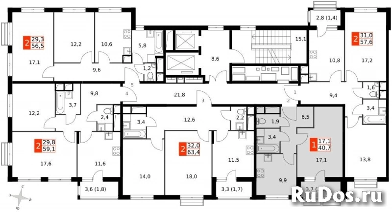 Продам 1 комнатную квартиру 40.7 м2 изображение 4