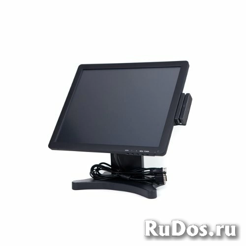 Монитор сенсорный 17quot; TM-17U (USB) черный с ридером фото