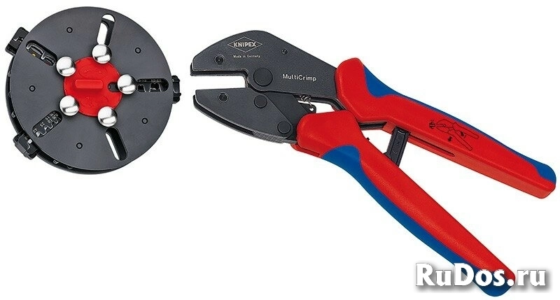 Обжимные клещи с магазином для смены плашек MultiCrimp® KNIPEX 97 33 01 KN-973301 фото