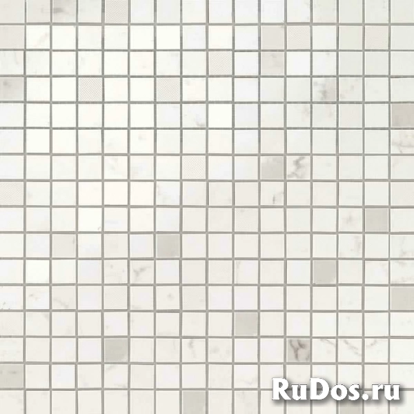 Мозаика настенная Atlas Concorde Marvel Stone Carrara Pure Mosaic Q 30,5x30,5, 9MQC, м.кв. фото