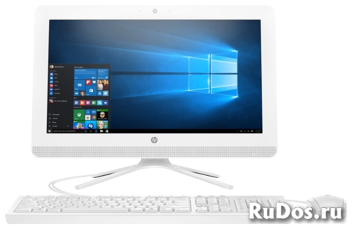 Моноблок HP 20-c431ur / (19.5quot; 1920x1080/ A4-Series A4-9125 2300MHz/ MS Windows 10 Home (64-bit)/ HDD 500Gb// 4Gb/ AMD Radeon R3 series 64Mb)/ / Белый/ 7JT07EA фото