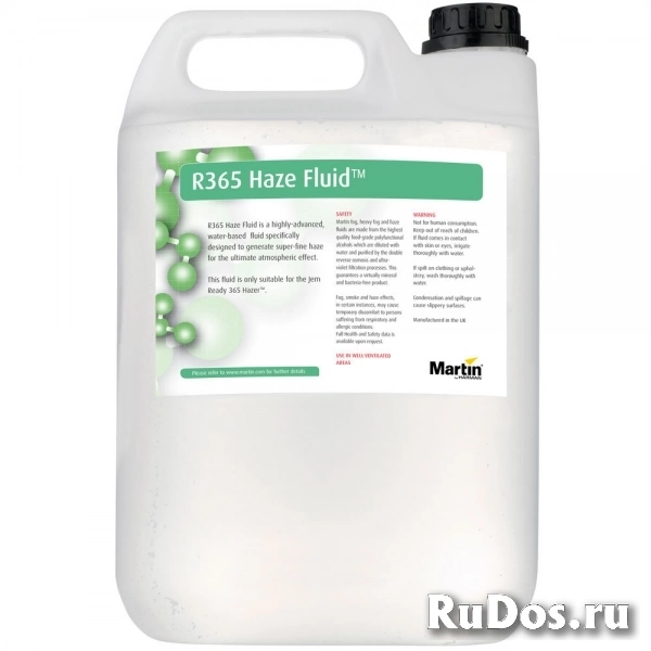 Martin R365 Haze Fluid Жидкость для генератора тумана Jem Ready 365, канистра 9.5 литров фото