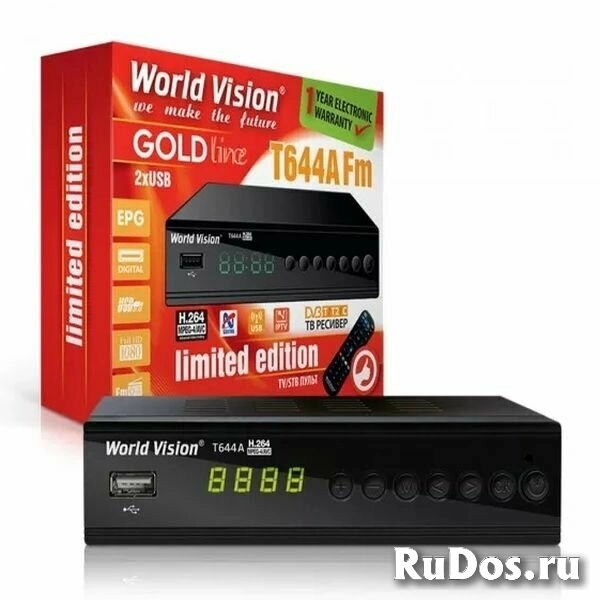 Цифровая приставка DVB - T2 World vision t 644a FM изображение 3