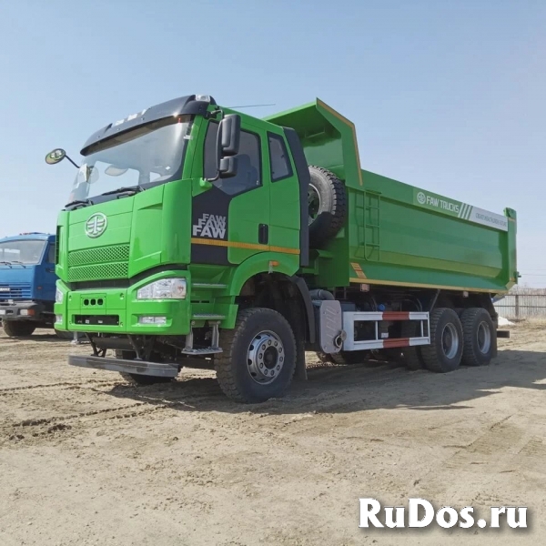 Самосвал FAW CA3250, J6P, 6х4, Euro V, с U-образным кузовом фото