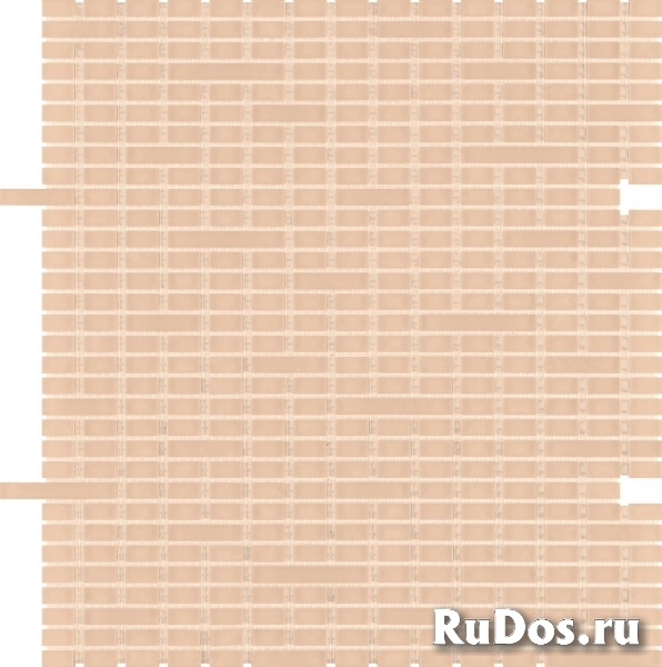 Мозаика облицовочная стеклянная Mosaico piu Mist DE.003K_Peach ( м2) фото