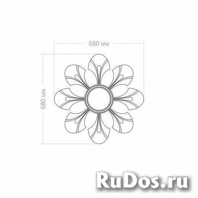 Российская Лепнина Rodecor артикул Розетка Ар-Деко Лалик Ф3 87403AR фото