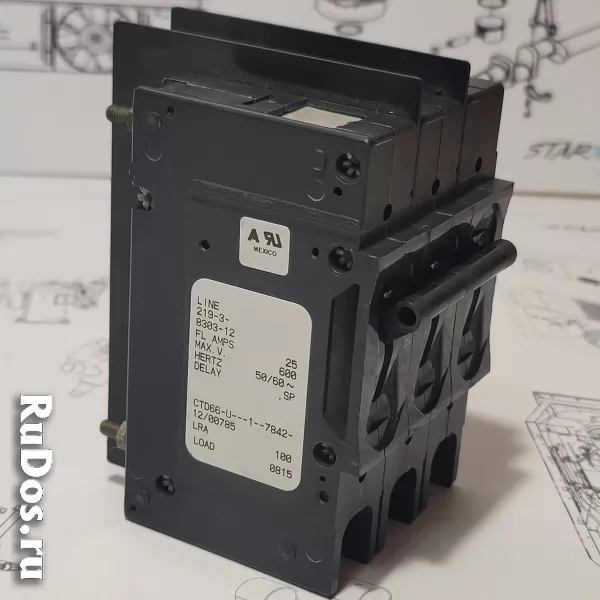 Автомат питания 25А, 460В Carrier (66U1-7842-12), б/у фото