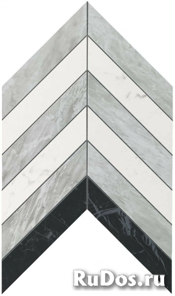 Плитка Atlas Concorde Marvel Stone Marvel Chevron Mix Wall 9SCM 30,5X25 фото