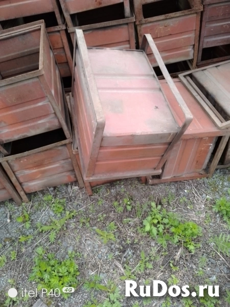 Тара, ящики, мульды, металлические 620х420х420мм фотка