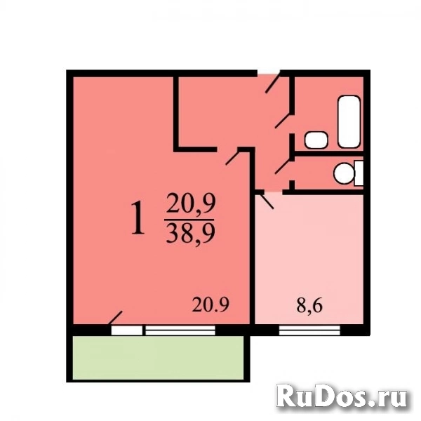 Продам 1 комнатную квартиру 41 м2 фото