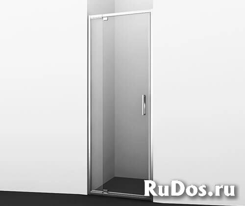 Душевая дверь WasserKRAFT Berkel 48P04, универсальная, 90 см, распашная фото