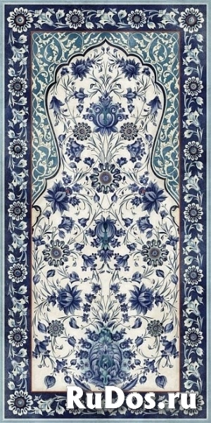 KERAMA MARAZZI VT/A22/SG5918R Декор Орнамент синий обрезной 119,5х238,5 фото
