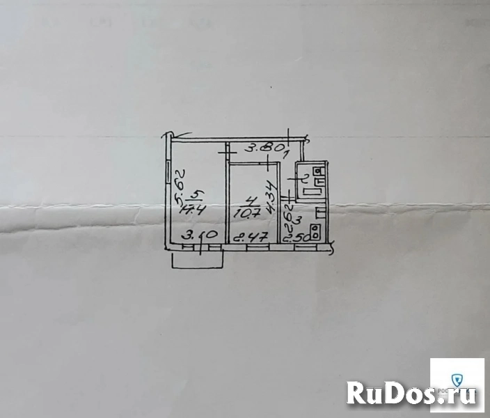 Продам 2 комнатную квартиру 43 м2 фотка