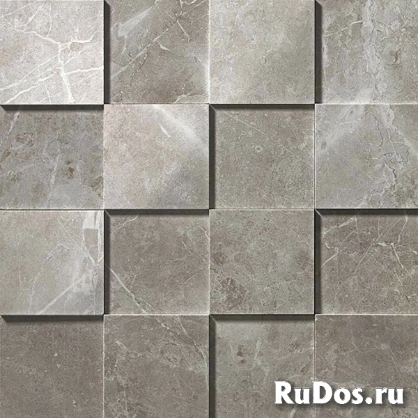 Плитка Atlas Concorde Marvel Pro Marvel Grey Fleury Mosaico 3D ADQA 30x30 фото