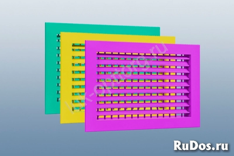 Регулируемая решетка двухрядная РАД (цветная) 1300 * 700 (Ш * В) фото