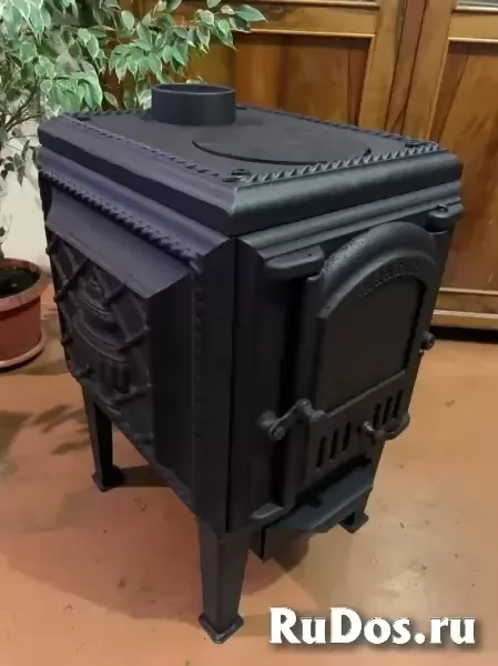 Печь-камин чугунный с варочной поверхностью изображение 6