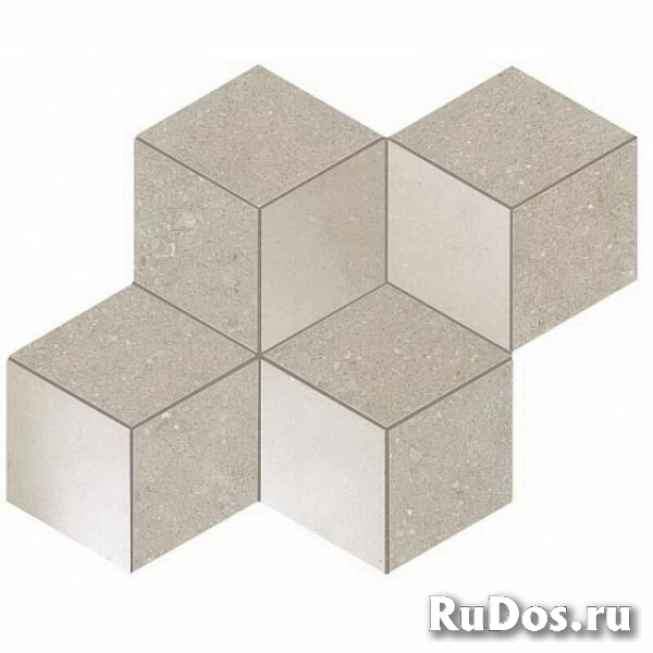 Плитка Atlas Concorde Kone Silver Mosaico Esagono AUN3 30x35 фото