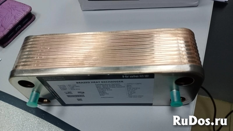 Теплообменник вторичный для гвс на газовый котёл изображение 3