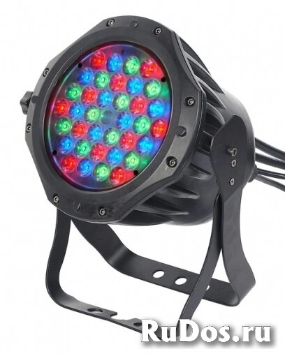 EURO DJ LED-1W RGB (25) Светодиодный светильник, 36 LEDs, 1 Вт (Red: 12, Green: 12, Blue: 12), 6 каналов DMX, IP65 фото