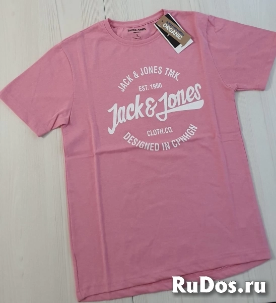 Футболки мужские JACK & JONES из органического хлопка. Новые. изображение 6