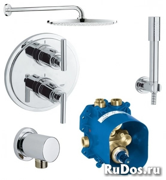 Верхний душ встраиваемый Grohe Atrio NSB0105 хром фото