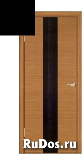 Дверь межкомнатная Оникс Соната co cтеклом Цвет quot;Черная эмальquot; фото