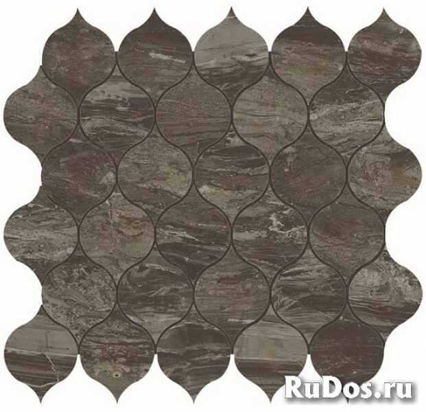 Мозаика Atlas Concorde Marvel Edge Absolute Brown Drop Mosaic 30х27 9EDB фото