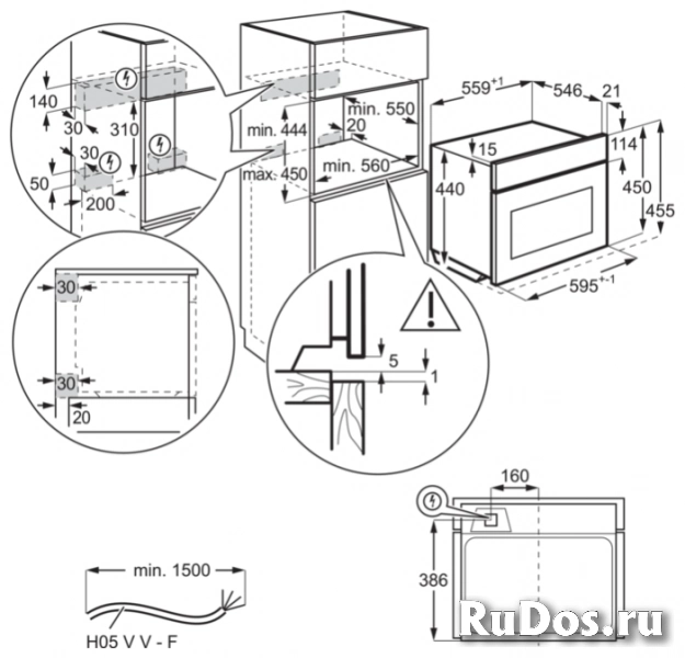 Электрический духовой шкаф Electrolux VKA9S21WX фото