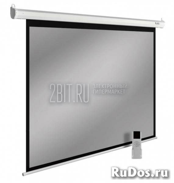 Экран Cactus 150x200см SIlverMotoExpert CS-PSSME-200X150-WT 4:3 настенно-потолочный рулонный белый (моторизованный привод) фото