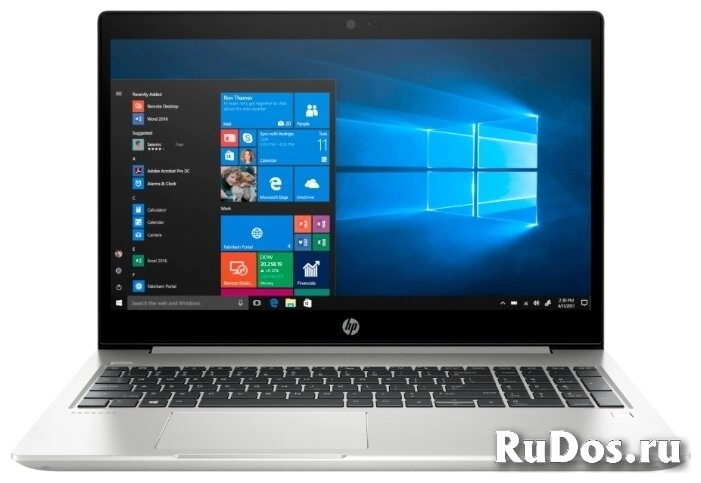 Ноутбук HP ProBook 455R G6 (7DD86EA) (AMD Ryzen 3 3200U 2600 MHz/15.6quot;/1366x768/4GB/128GB SSD/DVD нет/AMD Radeon Vega 3/Wi-Fi/Bluetooth/Windows 10 Pro) фото