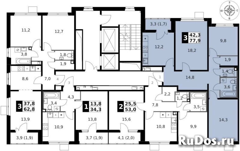 Продам 3 комнатную квартиру 77.8 м2 изображение 4