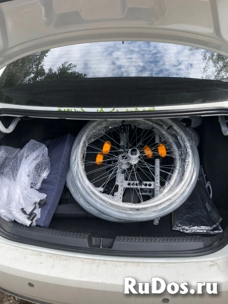 Инвалидная коляска Новая Складная + Доставка изображение 10