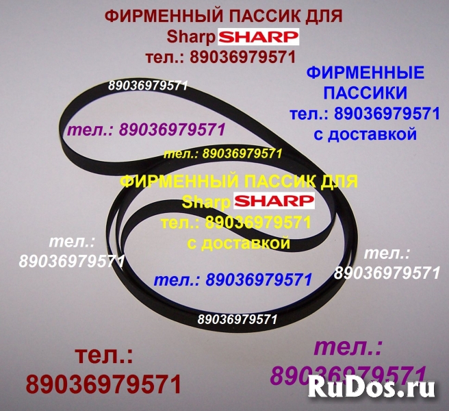 Пассик для Sharp VZ-1550 VZ1550 фирменные пасики ремни пассики фото