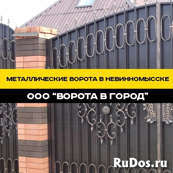 Металлические ворота "под ключ" с гарантией изображение 8