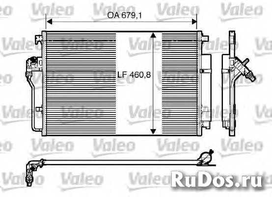 Конденсор кондиционера Valeo 818173 фото