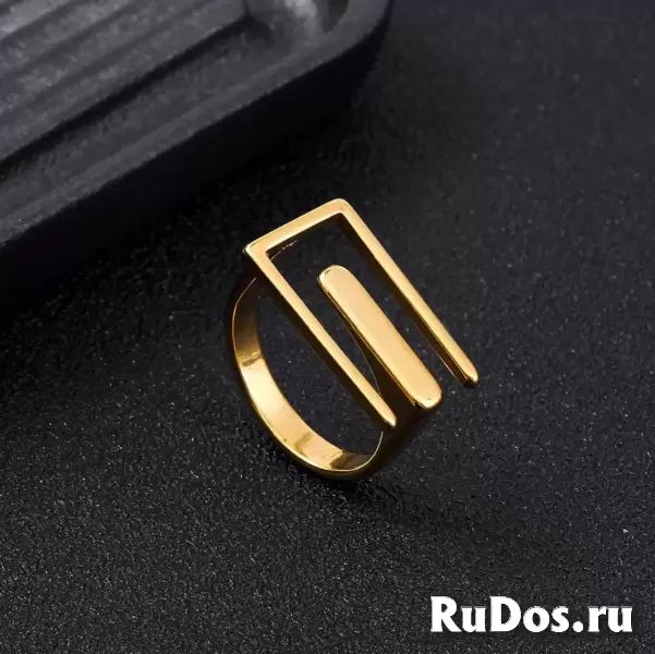 Кольцо "Лабиринт" золотистое фотка