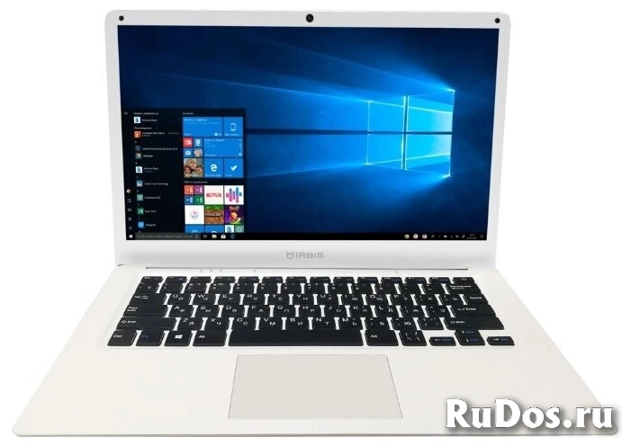 Ноутбук Irbis NB66 (Intel Atom Z3735F 1333MHz/14quot;/1920x1080/2GB/32GB eMMC/Intel HD Graphics/Wi-Fi/Bluetooth/Windows 10 Home) белый фото