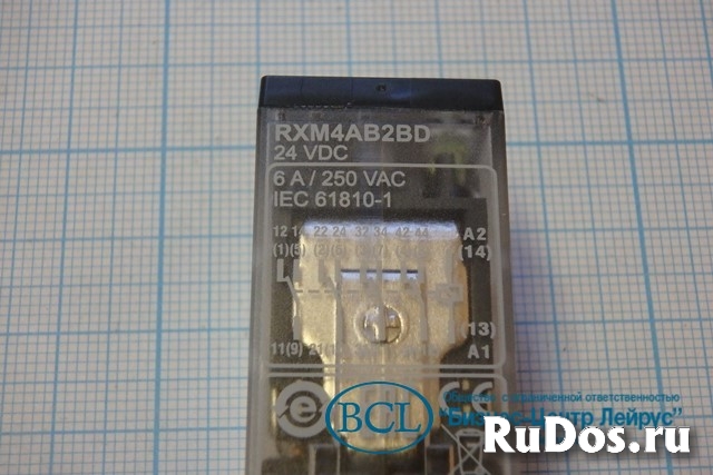 Реле промежуточное RXM4AB2BD 24VDC 6A/250VAC Schneider Electric изображение 3