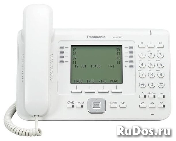 VoIP-телефон Panasonic KX-NT560 белый фото