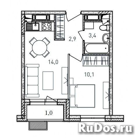 Продам 1 комнатную квартиру 31 м2 фото