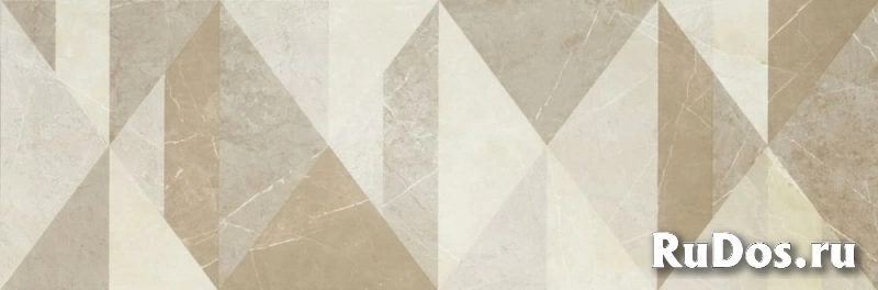 Керамическая плитка Marazzi Evolutionmarble Decoro Tangram Golden Cream 32.5x97.7 фото