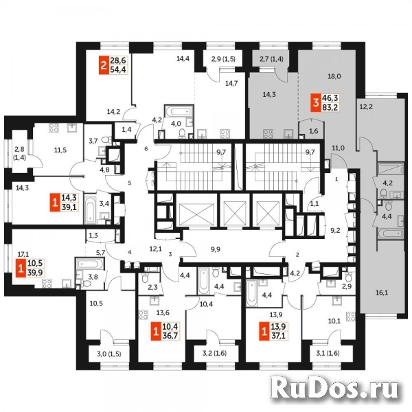 Продам 3 комнатную квартиру 83.2 м2 изображение 4