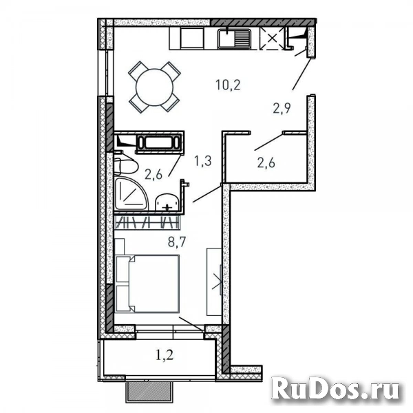 Продам 1 комнатную квартиру 29 м2 фото