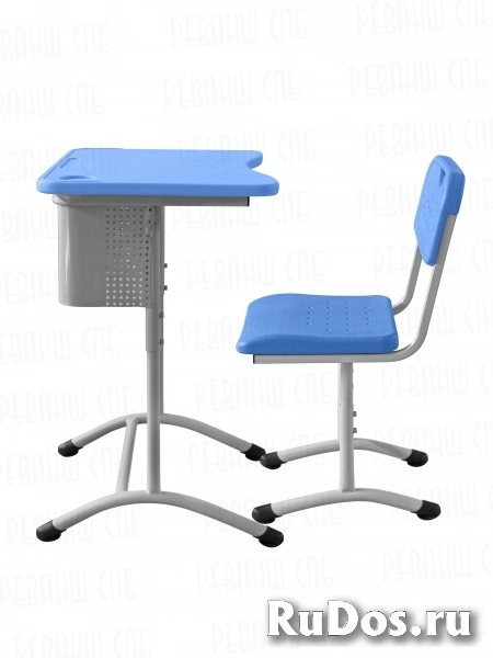 Школьная мебель: парты, стулья изображение 4