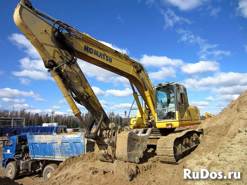 Гусеничный экскаватор Komatsu 290, ВСЕ линии, отл. сост. изображение 4