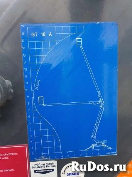 Коленчато-телескопический подъёмник PAUS GT 18A фотка