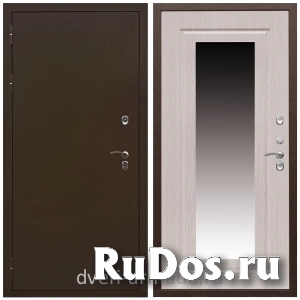 Входные двери для квартир Дверь входная уличная в дом Армада Термо 3K Молоток коричневый/ МДФ 16 мм ФЛЗ-120 Дуб белёный фото