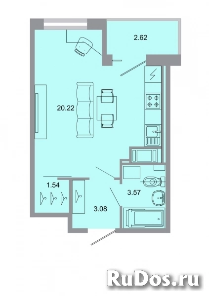 Продам 1 комнатную квартиру 28 м2 фото