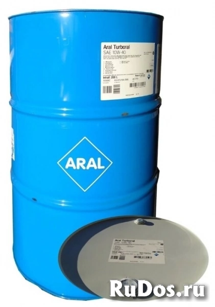 Моторное масло ARAL Turboral SAE 10W-40 208 л фото