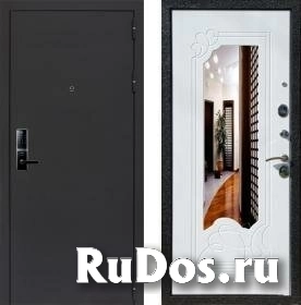 Дверь входная (стальная, металлическая) Сенатор Практик 3К Electro 5230 ФЛЗ-147 quot;Белый ясеньquot; с электронным замком фото